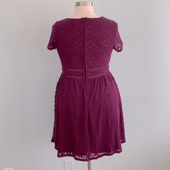 Torrid Lace Scoop Neck Skater Dress - Picture 10 of 15